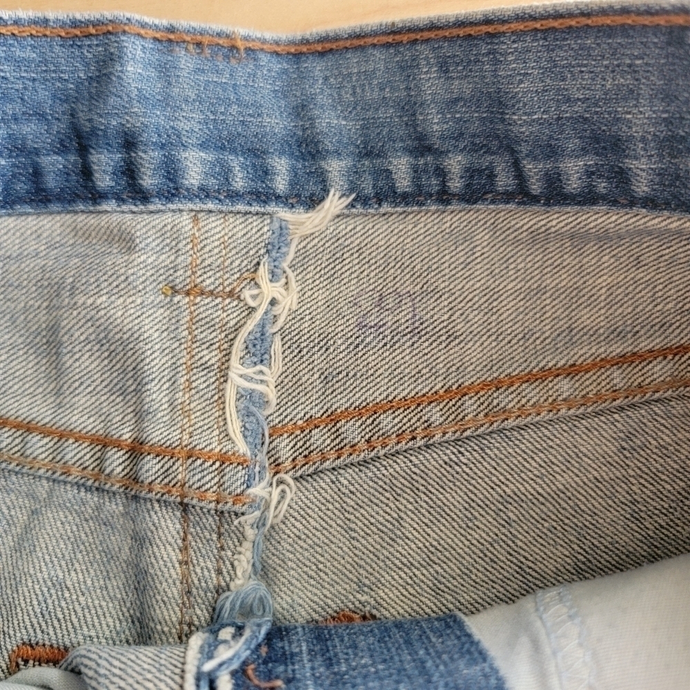Levi's 2 569 Loose Cutoff Distressed High Rise Festival Jean Shorts Vintage Y2K - Picture 12 of 16